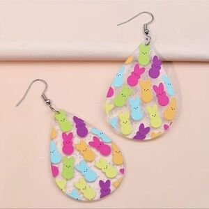 Easter Multicolor Peeps Earrings